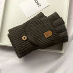 Fingerless Gloves | Touchscreen Compatible & Soft Acrylic Knit | One Size