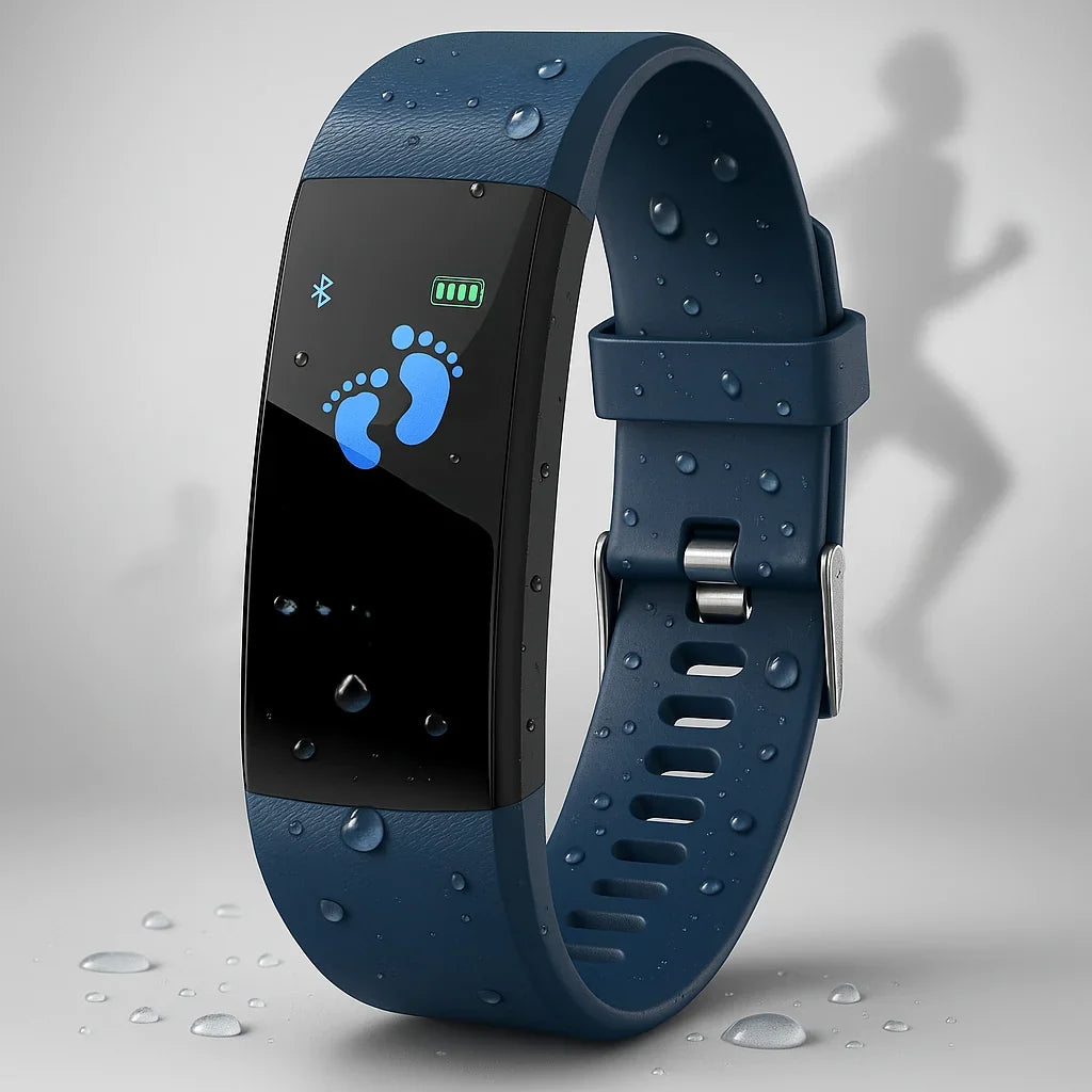Fitness Smartwatch | Waterproof Heart Rate & Blood Pressure Monitoring | Up To 7 Days Battery