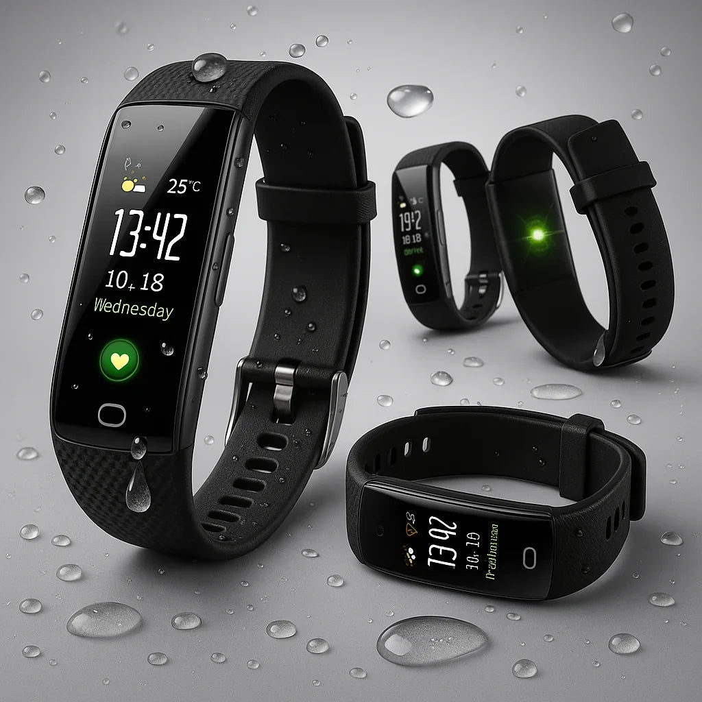 Fitness Tracker | Heart Rate & Activity Monitoring | Rechargeable