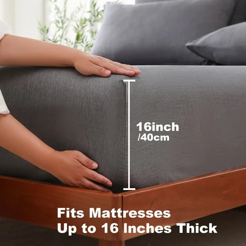 Fitted Sheet | Cooling Bamboo Blend & Moisture-Wicking | Deep Pockets