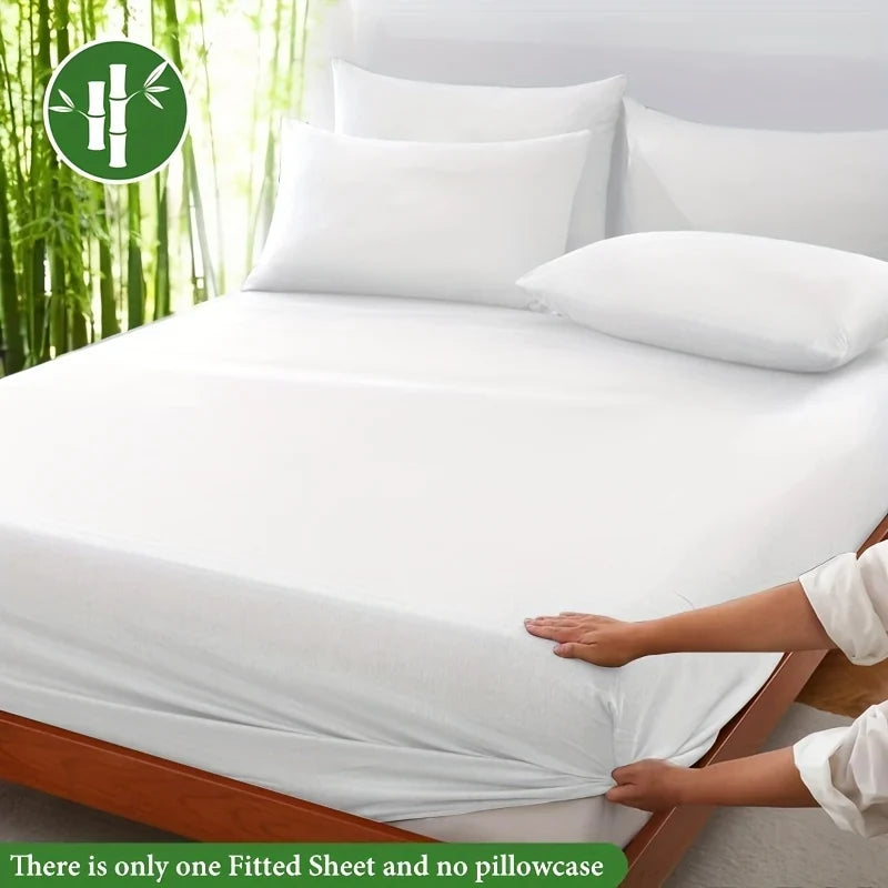 Fitted Sheet | Cooling Bamboo Blend & Moisture-Wicking | Deep Pockets