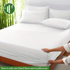 Fitted Sheet | Cooling Bamboo Blend & Moisture-Wicking | Deep Pockets
