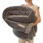 Fleece Blanket | Ultra-Soft Thick Polyester Jacquard | 120x200–200x230 cm