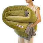 Fleece Blanket | Ultra-Soft Thick Polyester Jacquard | 120x200–200x230 cm