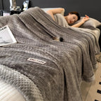 Fleece Blanket | Ultra-Soft Thick Polyester Jacquard | 120x200–200x230 cm