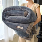 Fleece Blanket | Ultra-Soft Thick Polyester Jacquard | 120x200–200x230 cm