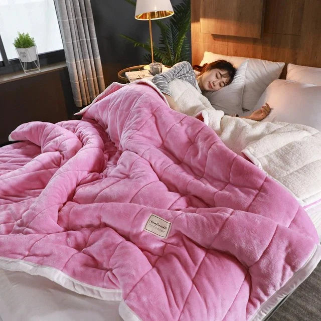 Fleece Blanket | Velvet-Like & Machine-Washable | Multiple Sizes