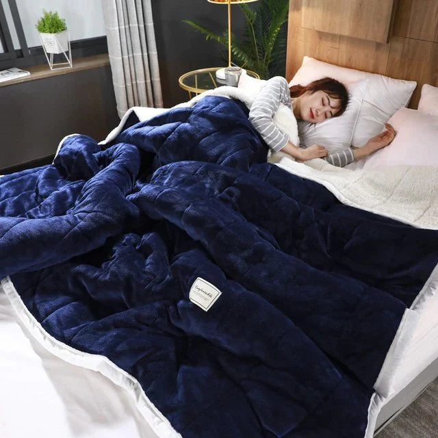Fleece Blanket | Velvet-Like & Machine-Washable | Multiple Sizes