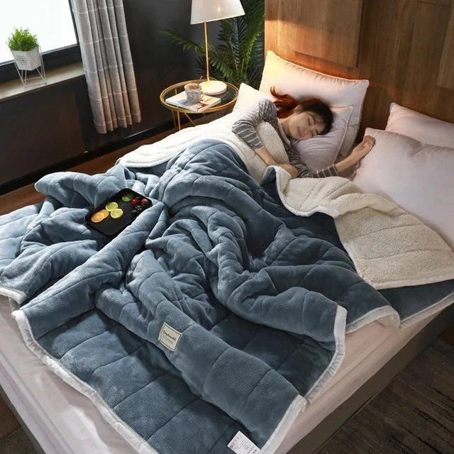 Fleece Blanket | Velvet-Like & Machine-Washable | Multiple Sizes