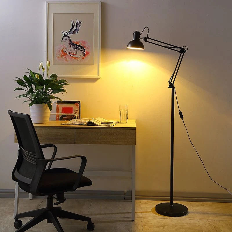 Floor Lamp | Adjustable Foldable Metal & Iron