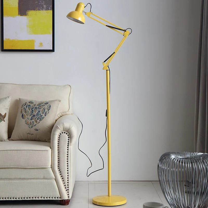 Floor Lamp | Adjustable Foldable Metal & Iron