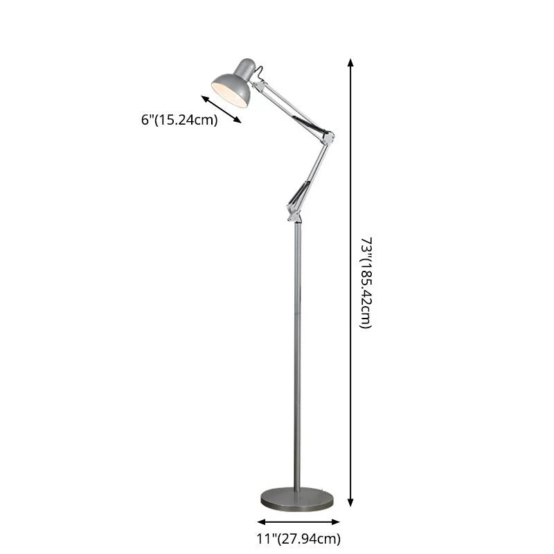 Floor Lamp | Adjustable Foldable Metal & Iron