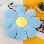 Flower-Shaped Cushion | Plush Cotton-Filled & Machine-Washable Cover | 38 x 38 x 6 cm
