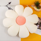 Flower-Shaped Cushion | Plush Cotton-Filled & Machine-Washable Cover | 38 x 38 x 6 cm