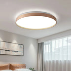 Flush Mount Ceiling Light | Round Dimmable LED Metal & Acrylic