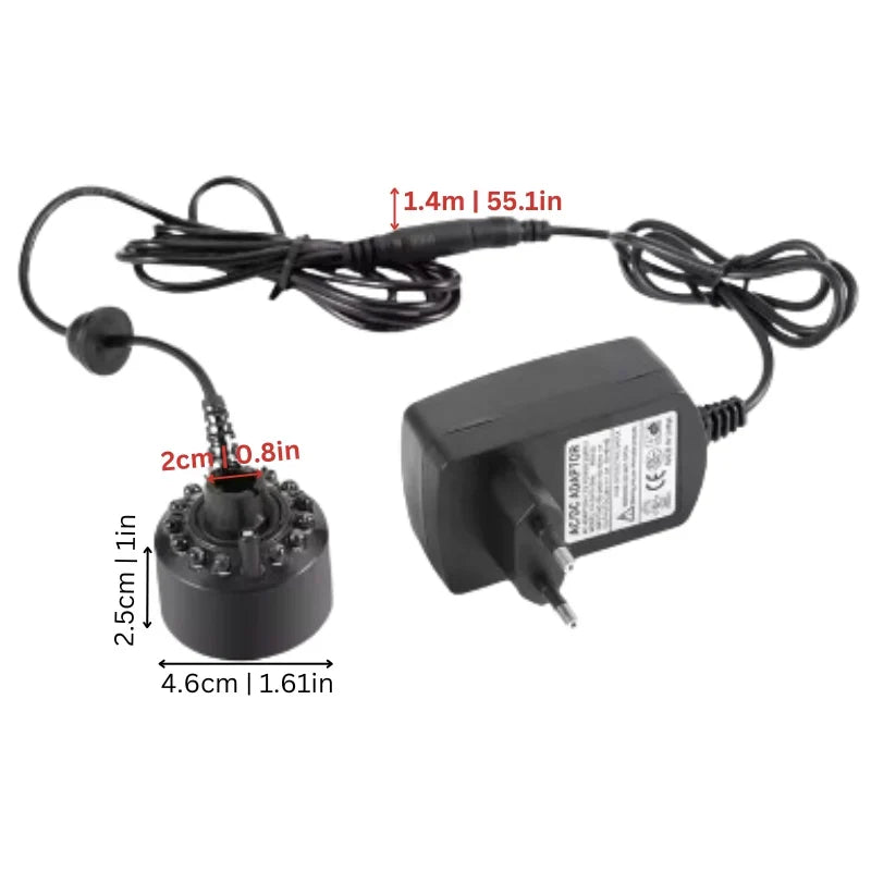 Fog Machine | Ultrasonic & Multicolor LED | Up to 8 Hours