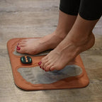 Foot Massager | NMES Nerve Stimulation & Copper-Fiber Pads | Remote Control & USB-C Rechargeable
