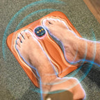 Foot Massager | NMES Nerve Stimulation & Copper-Fiber Pads | Remote Control & USB-C Rechargeable