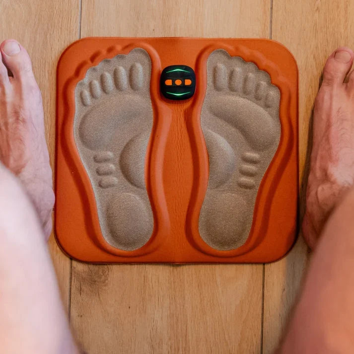 Foot Massager | NMES Nerve Stimulation & Copper-Fiber Pads | Remote Control & USB-C Rechargeable