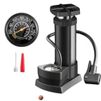 Foot Pump | Foldable & Hands-Free With Integrated Gauge | Up To 160 PSI