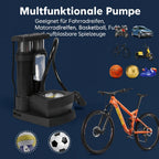 Foot Pump | Foldable & Hands-Free With Integrated Gauge | Up To 160 PSI