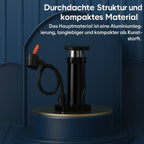 Foot Pump | Foldable & Hands-Free With Integrated Gauge | Up To 160 PSI