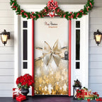 Front Door Cover | Weather-Resistant Polyester & Residue-Free Mounting | 90 x 200 cm