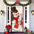 Front Door Cover | Weather-Resistant Polyester & Residue-Free Mounting | 90 x 200 cm