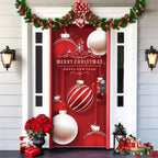 Front Door Cover | Weather-Resistant Polyester & Residue-Free Mounting | 90 x 200 cm