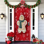 Front Door Cover | Weather-Resistant Polyester & Residue-Free Mounting | 90 x 200 cm
