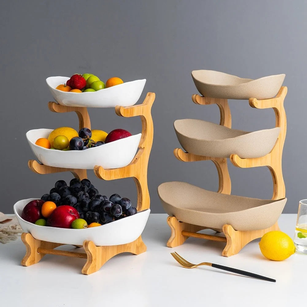 Fruit Basket | Stackable & Space-Saving | 25 x 25 x 20 cm