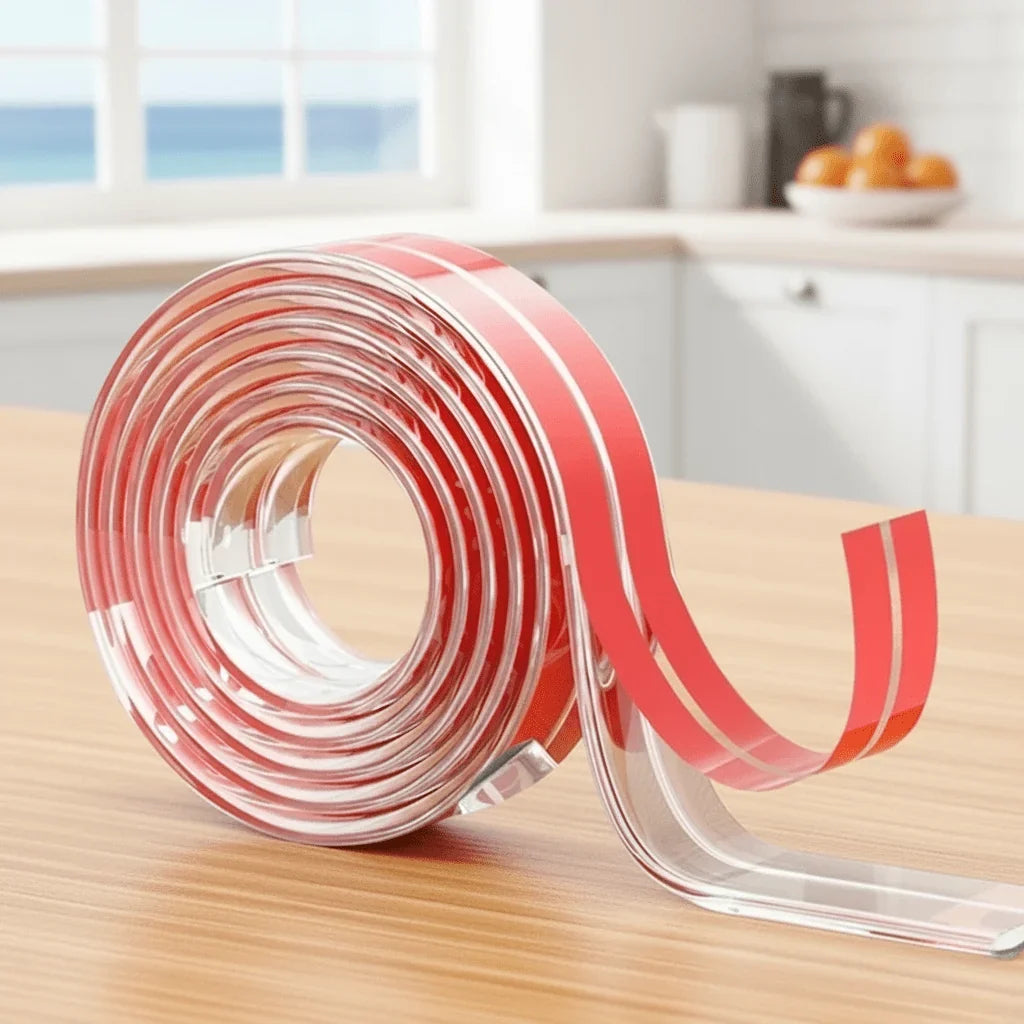 Furniture Edge Protector | Transparent Soft PVC & Self-Adhesive | Cuttable 2/3/5 m