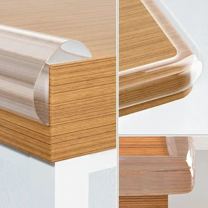 Furniture Edge Protector | Transparent Soft PVC & Self-Adhesive | Cuttable 2/3/5 m