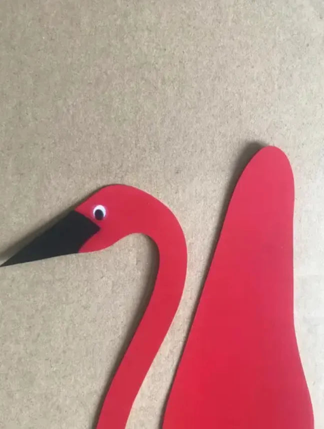 Garden Flamingo Stake | Wind-Activated Dancing & Weatherproof | Approx. 65 cm