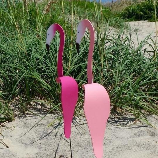 Garden Flamingo Stake | Wind-Activated Dancing & Weatherproof | Approx. 65 cm