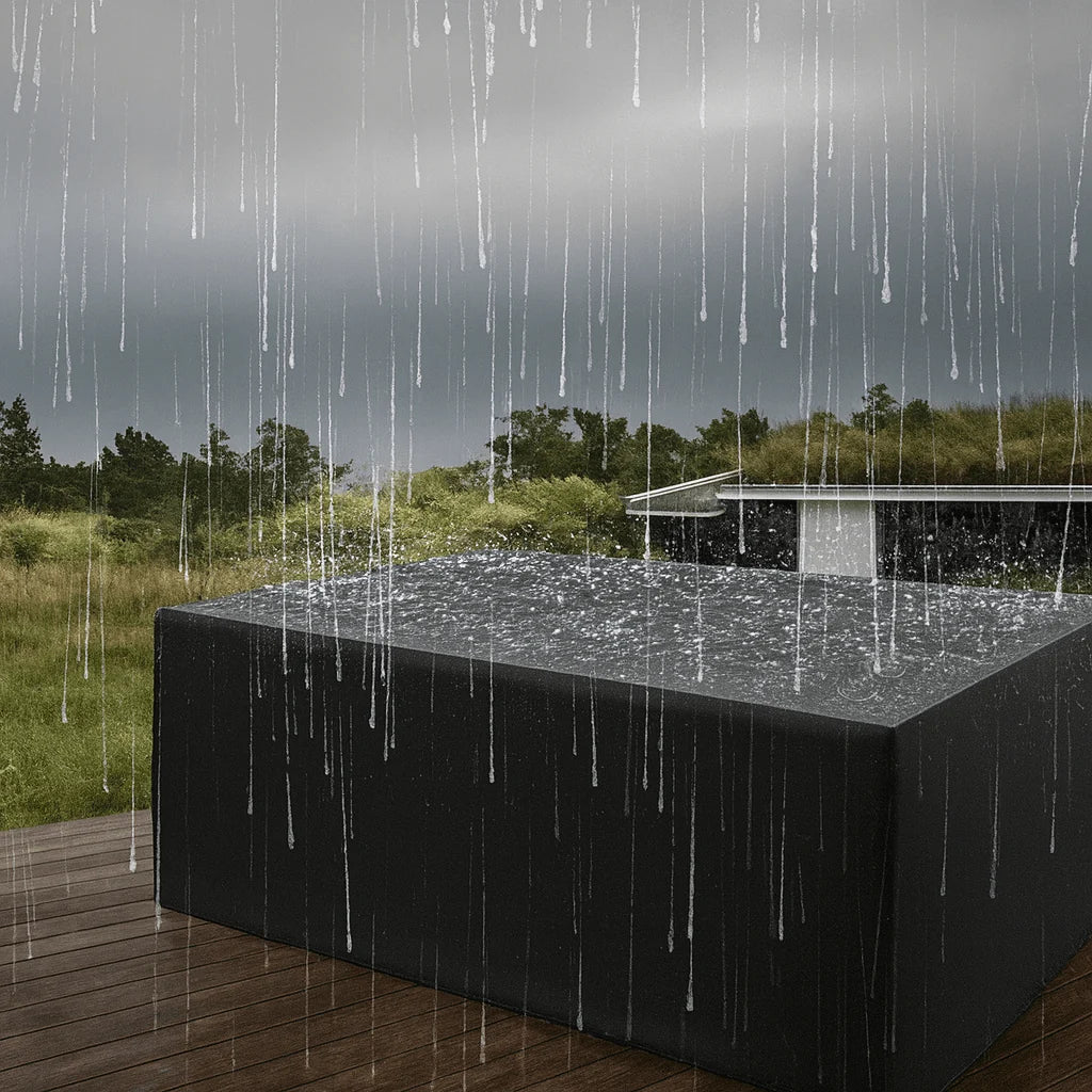 Garden Furniture Cover | Water-Repellent Polyester & UV-Resistant | Drawstring Fastening