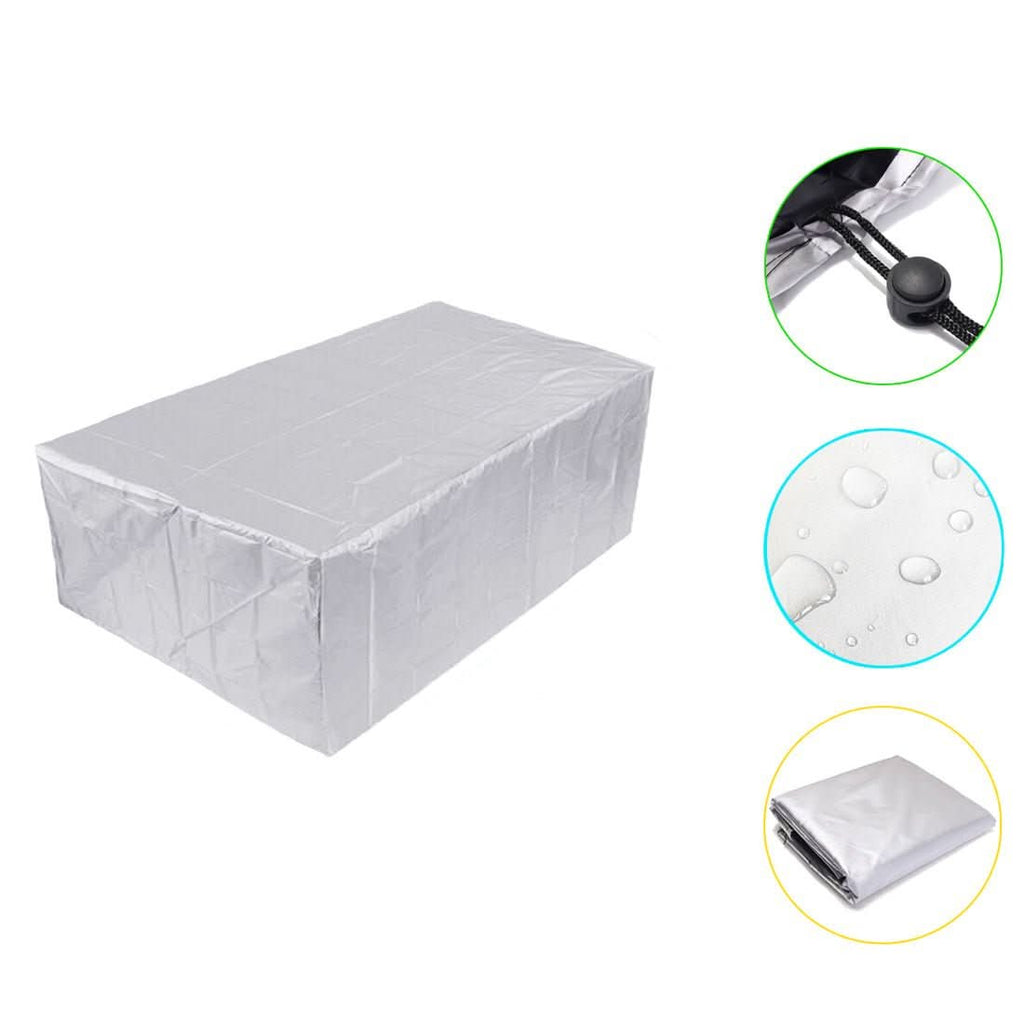 Garden Furniture Cover | Water-Repellent Polyester & UV-Resistant | Drawstring Fastening