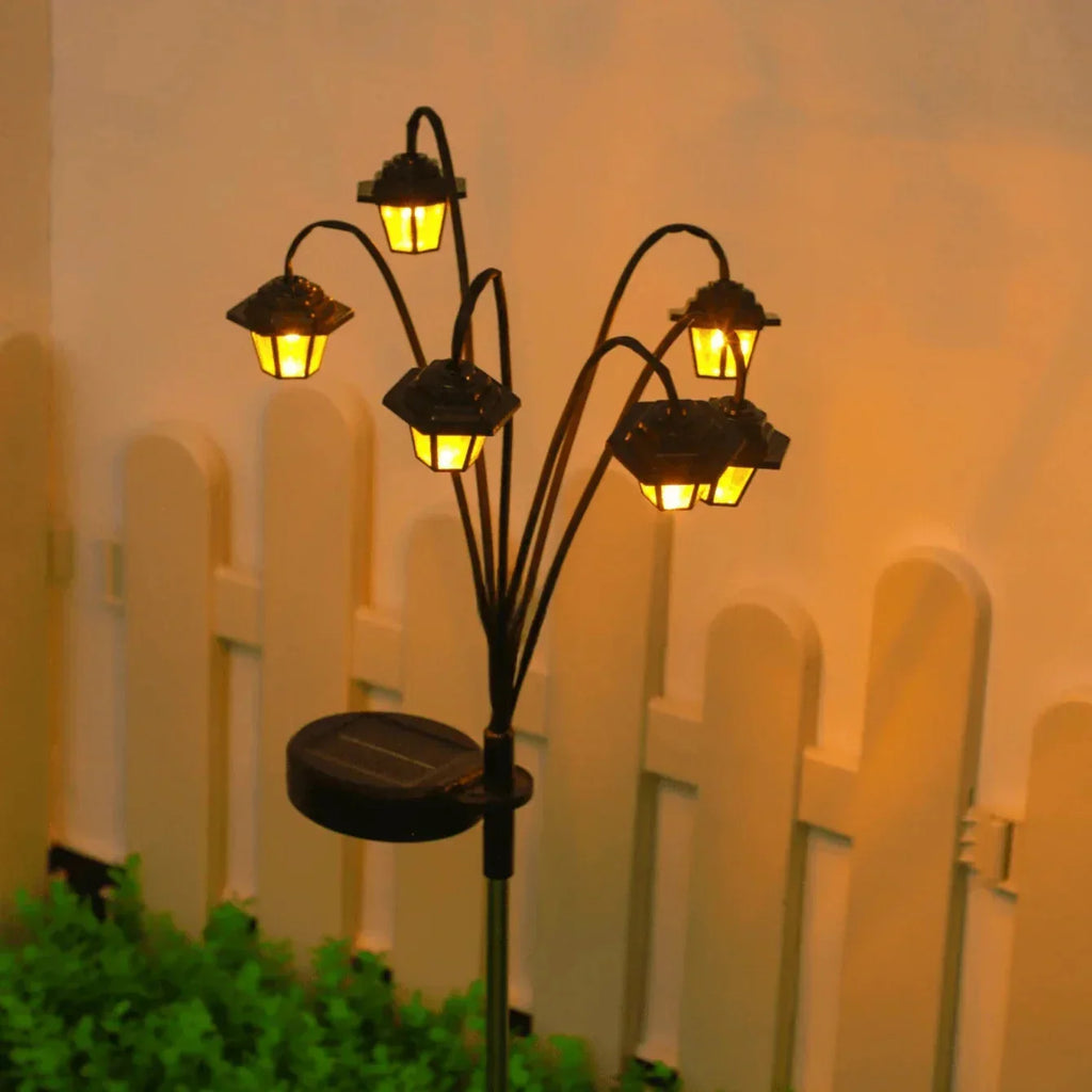 Garden Lantern | Solar-Powered Dusk Sensor & Weatherproof