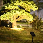 Garden Spotlight | Solar-Powered & Adjustable Zoom | IP65 Weatherproof