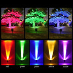 Garden Spotlight | Solar-Powered & Adjustable Zoom | IP65 Weatherproof