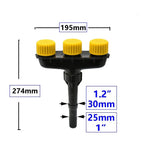 Garden Sprinkler | Wide Coverage Mist Nozzle | Fits 1"/1.2" Hoses
