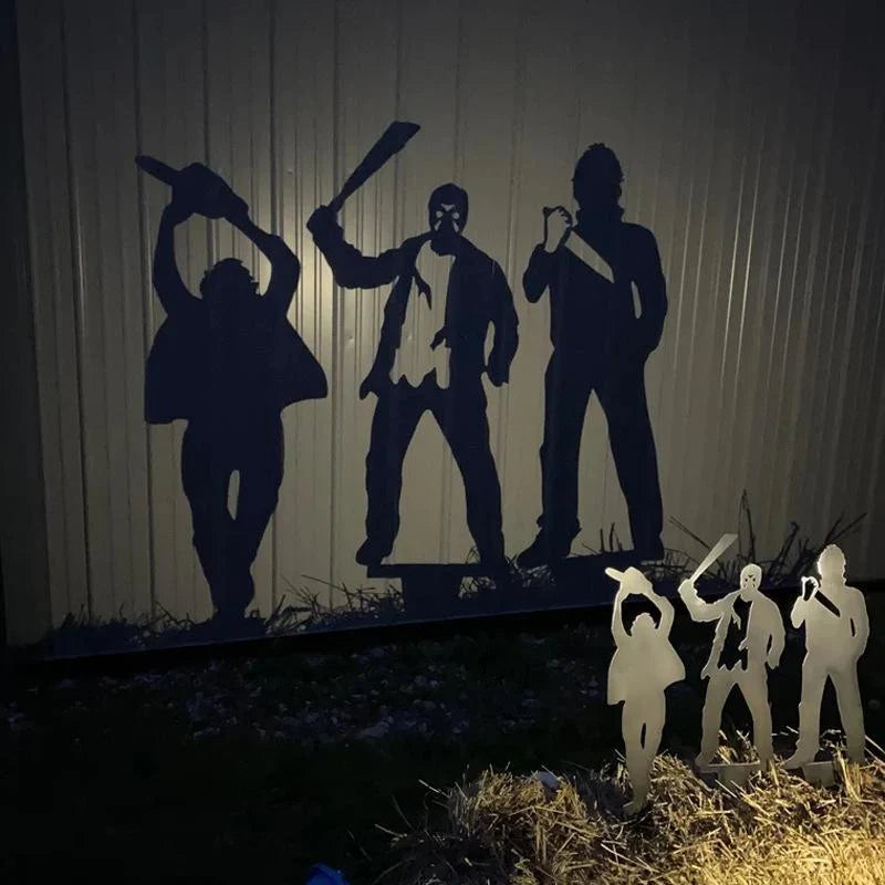 Garden Stake | Life-Size Shadow Caster & Weather-Resistant Metal