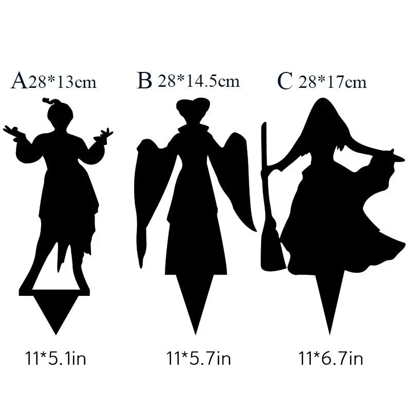 Garden Stake | Life-Size Shadow Caster & Weather-Resistant Metal