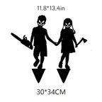 Garden Stake | Life-Size Shadow Caster & Weather-Resistant Metal