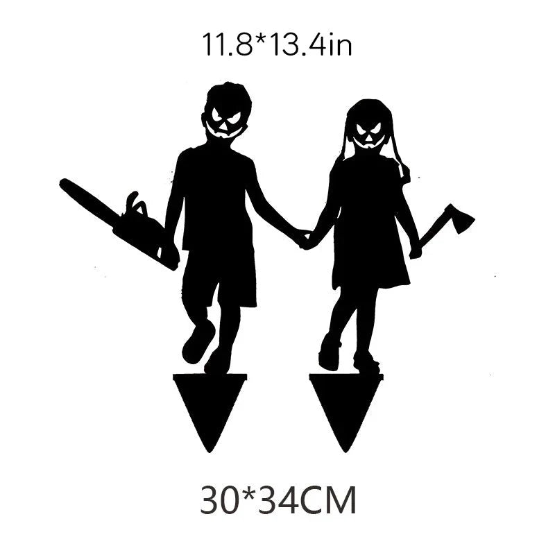 Garden Stake | Life-Size Shadow Caster & Weather-Resistant Metal
