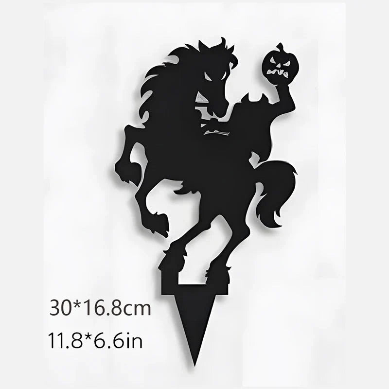 Garden Stake | Life-Size Shadow Caster & Weather-Resistant Metal