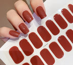 Gel Nail Stickers | Peel-And-Stick & UV-Curable | 8 Sizes