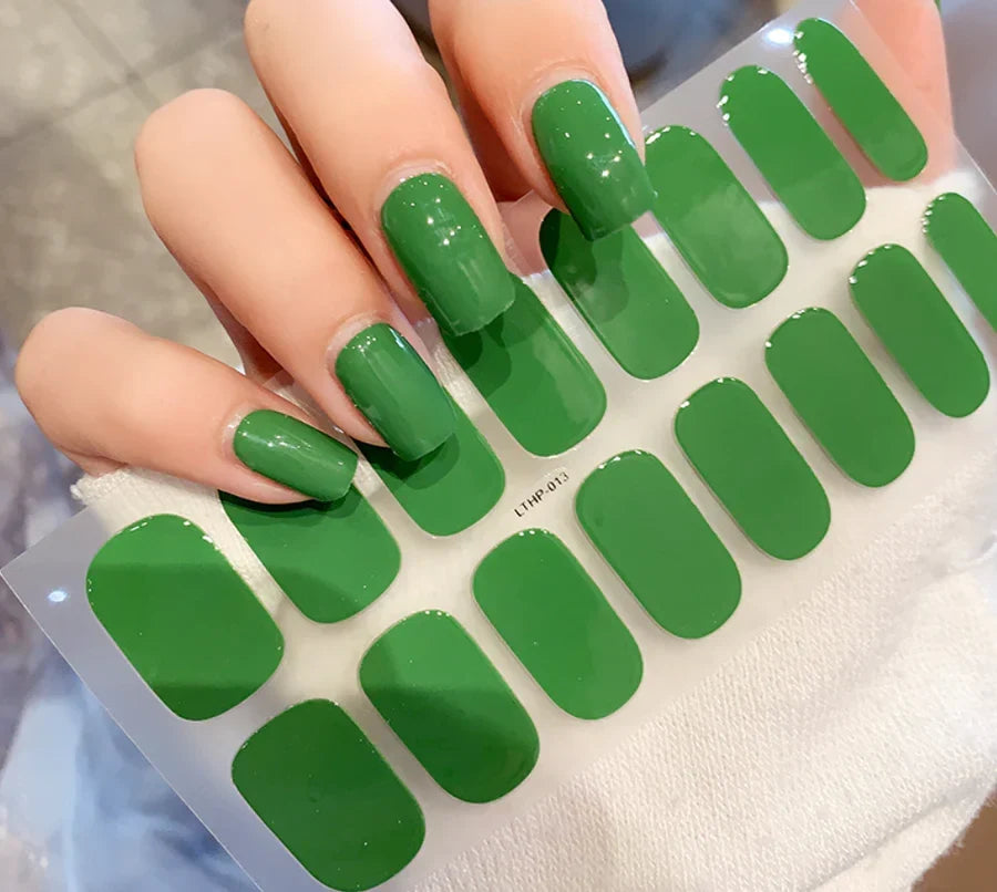 Gel Nail Stickers | Peel-And-Stick & UV-Curable | 8 Sizes