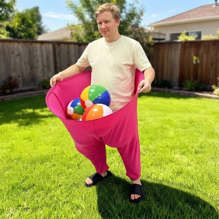Giant Pants Game | Extra-Large Pants & Balls | Includes Air Pump