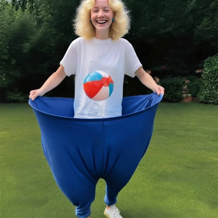 Giant Pants Game | Extra-Large Pants & Balls | Includes Air Pump